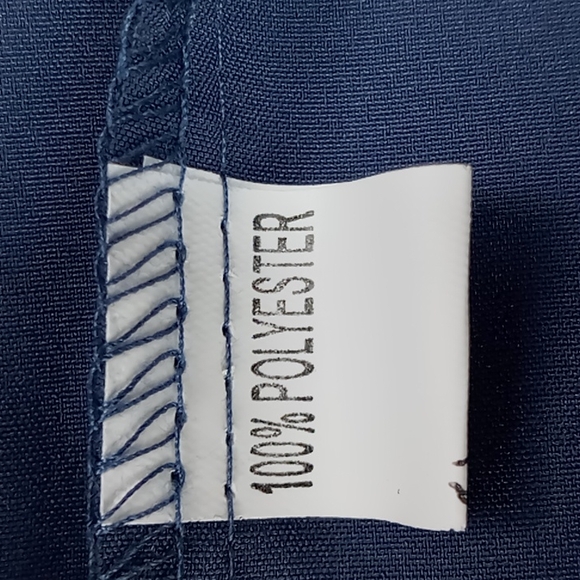 HAWALILI NWT Men's Embroidered Palm Tree Button Front Shirt Navy Size 2XL - Picture 7 of 9